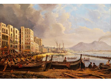 Pieter van Loon, 1801 – 1873, Vedutenmaler des 19. Jahrhunderts